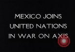 Standbild Präsident Camacho Mexico City Mexiko, 1942, aus Sekunde 5 historischem Filmmaterial Videoclip 65675040847