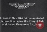 Immagine di Wilbur Wright Italia, 1909, secondo 4 filmato di repertorio 65675040852