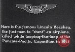 Image of Lincoln Beachey San Francisco California USA, 1915, second 31 stock footage video 65675040856