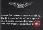 Image of Lincoln Beachey San Francisco California USA, 1915, second 38 stock footage video 65675040856