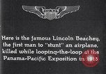 Image of Lincoln Beachey San Francisco California USA, 1915, second 41 stock footage video 65675040856