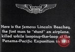 Image of Lincoln Beachey San Francisco California USA, 1915, second 42 stock footage video 65675040856