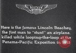Image of Lincoln Beachey San Francisco California USA, 1915, second 48 stock footage video 65675040856