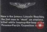 Image of Lincoln Beachey San Francisco California USA, 1915, second 49 stock footage video 65675040856