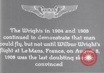 Image of Wilbur Wright Le Mans France, 1908, second 3 stock footage video 65675040861
