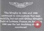 Image of Wilbur Wright Le Mans France, 1908, second 4 stock footage video 65675040861