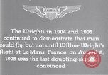 Image of Wilbur Wright Le Mans France, 1908, second 5 stock footage video 65675040861