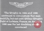 Image of Wilbur Wright Le Mans France, 1908, second 9 stock footage video 65675040861
