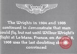 Image of Wilbur Wright Le Mans France, 1908, second 11 stock footage video 65675040861