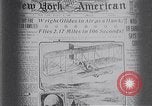 Image of Wilbur Wright Le Mans France, 1908, second 49 stock footage video 65675040861