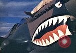 Standbild US Army fliers Blick auf verschiedene Flugzeuge am Flugplatz Kumming China, 1942, aus Sekunde 13 historischem Filmmaterial Videoclip 65675040867