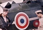 Standbild US Army fliers Blick auf verschiedene Flugzeuge am Flugplatz Kumming China, 1942, aus Sekunde 30 historischem Filmmaterial Videoclip 65675040867