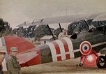 Standbild US Army fliers Blick auf verschiedene Flugzeuge am Flugplatz Kumming China, 1942, aus Sekunde 38 historischem Filmmaterial Videoclip 65675040867