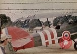 Standbild US Army fliers Blick auf verschiedene Flugzeuge am Flugplatz Kumming China, 1942, aus Sekunde 39 historischem Filmmaterial Videoclip 65675040867