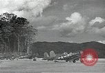 Immagine di Stati Uniti F4U Corsair aeromobile Vella Lavella campo seconda guerra mondiale Nuova Georgia Isole Salomone, 1943, secondo 26 filmato di repertorio 65675040873