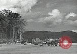 Immagine di Stati Uniti F4U Corsair aeromobile Vella Lavella campo seconda guerra mondiale Nuova Georgia Isole Salomone, 1943, secondo 27 filmato di repertorio 65675040873