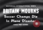 Image La catastrophe aérienne de Munich écrasement du vol 609 Munich Allemagne, 1958, de la seconde 15 séquences d'archives historiques vidéo 65675040875