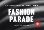 Image of Fashion parade Rome Italy, 1958, second 3 stock footage video 65675040886