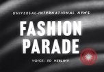 Image of Fashion parade Rome Italy, 1958, second 4 stock footage video 65675040886