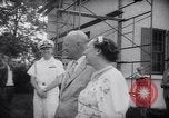Standbild Präsident Eisenhower 42 Hochzeitstag Washington DC USA, 1958, aus Sekunde 8 historischem Filmmaterial Videoclip 65675040891