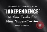 Image of USS Independence CV-62 New York City USA, 1959, second 15 stock footage video 65675040895