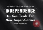 Image of USS Independence CV-62 New York City USA, 1959, second 19 stock footage video 65675040895