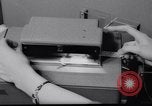 Image of computer weather forecasting in England United Kingdom, 1959, second 32 stock footage video 65675040896