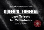 Image of Queen Wilhelmina Netherlands, 1962, second 5 stock footage video 65675040903