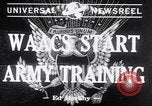 Image of the women of WAACS training Des Moines Iowa USA, 1942, second 1 stock footage video 65675040907