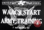 Image of the women of WAACS training Des Moines Iowa USA, 1942, second 3 stock footage video 65675040907