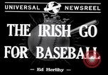 Immagine di Il baseball Belfast Irlanda, 1942, secondo 3 filmato di repertorio 65675040915