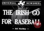 Immagine di Il baseball Belfast Irlanda, 1942, secondo 6 filmato di repertorio 65675040915