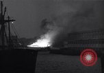Standbild wütende Feuer Weehawken New Jersey USA, 1947, aus Sekunde 6 historischem Filmmaterial Videoclip 65675040918