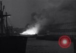 Standbild wütende Feuer Weehawken New Jersey USA, 1947, aus Sekunde 8 historischem Filmmaterial Videoclip 65675040918