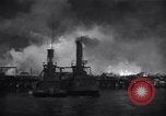Standbild wütende Feuer Weehawken New Jersey USA, 1947, aus Sekunde 9 historischem Filmmaterial Videoclip 65675040918