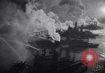 Standbild wütende Feuer Weehawken New Jersey USA, 1947, aus Sekunde 59 historischem Filmmaterial Videoclip 65675040918