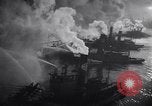 Standbild wütende Feuer Weehawken New Jersey USA, 1947, aus Sekunde 60 historischem Filmmaterial Videoclip 65675040918