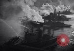 Standbild wütende Feuer Weehawken New Jersey USA, 1947, aus Sekunde 61 historischem Filmmaterial Videoclip 65675040918