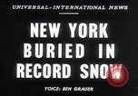 Immagine di Blizzard di 1947 New York City USA, 1947, secondo 1 filmato di repertorio 65675040929