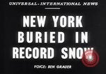 Immagine di Blizzard di 1947 New York City USA, 1947, secondo 4 filmato di repertorio 65675040929