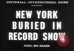 Immagine di Blizzard di 1947 New York City USA, 1947, secondo 5 filmato di repertorio 65675040929