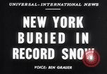 Immagine di Blizzard di 1947 New York City USA, 1947, secondo 6 filmato di repertorio 65675040929