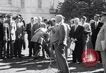 Image of President Eisenhower Washington DC USA, 1956, second 28 stock footage video 65675040932