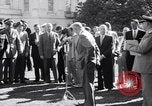 Image of President Eisenhower Washington DC USA, 1956, second 29 stock footage video 65675040932
