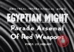 Immagine di Display di armi Suez Egitto, 1956, secondo 1 filmato di repertorio 65675040940