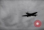 Image of RAF Supermarine Spitfire aircraft  in Battle of Britain England United Kingdom, 1940, second 11 stock footage video 65675041006
