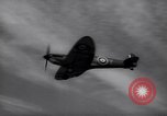 Image of RAF Supermarine Spitfire aircraft  in Battle of Britain England United Kingdom, 1940, second 12 stock footage video 65675041006