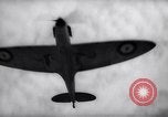 Image of RAF Supermarine Spitfire aircraft  in Battle of Britain England United Kingdom, 1940, second 17 stock footage video 65675041006
