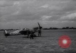 Image of RAF Supermarine Spitfire aircraft  in Battle of Britain England United Kingdom, 1940, second 33 stock footage video 65675041006