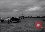 Image of RAF Supermarine Spitfire aircraft  in Battle of Britain England United Kingdom, 1940, second 34 stock footage video 65675041006